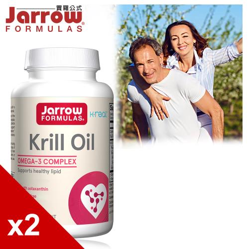 【美國Jarrow賈羅公式】超級磷蝦油600mg軟膠囊60粒(2瓶組)