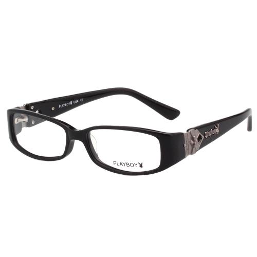 PLAYBOY-時尚光學眼鏡-黑色-PB85182