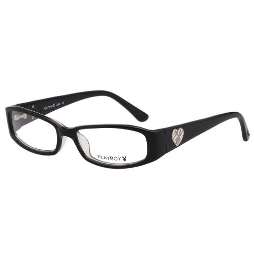 PLAYBOY-時尚光學眼鏡-黑色-PB85058