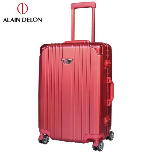 ALAIN DELON 亞蘭德倫 24吋流線雅仕系列行李箱  (紅)