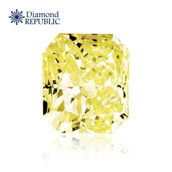 【鑽石共和國】GIA方形裸鑽 0.70 克拉 U-V / VVS2(近黃彩鑽)