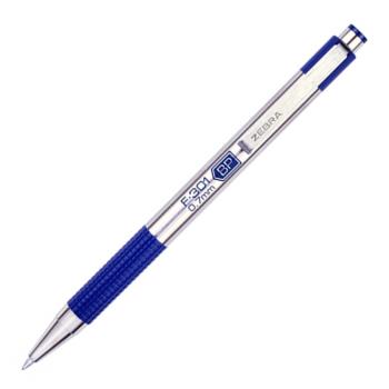 (美版)斑馬日本ZEBRA不銹鋼原子筆圓珠筆F-301 0.7mm BP藍色(油性0.7mm筆芯fine point)平行輸入