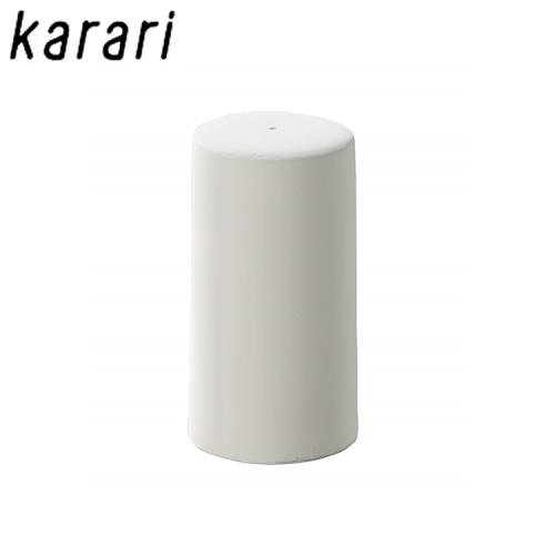 日本Karari 珪藻土鹽調味罐 矽藻士吸濕塩罐HO1842(尺寸:直徑40×高75mm)