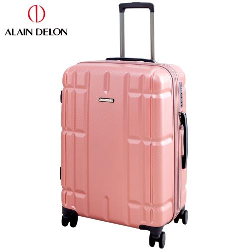 ALAIN DELON 亞蘭德倫 24吋簡約旅行系列行李箱(玫瑰金) 