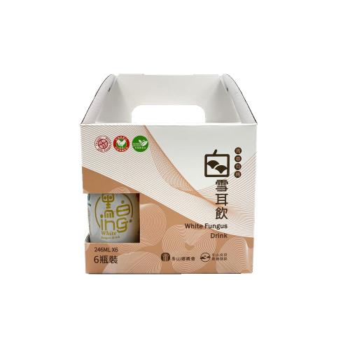 【冬山鄉農會】有機白雪耳飲禮盒組(246毫升x6瓶)