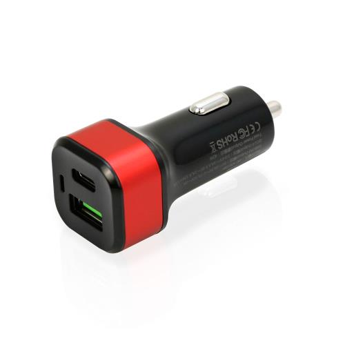 Upmost 登昌恆 UC230 PD+QC3.0車充器(紅)