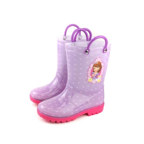 Disney 迪士尼 蘇菲亞小公主 雨靴 雨鞋 粉紫色 中童 童鞋 SOKL87867 no653
