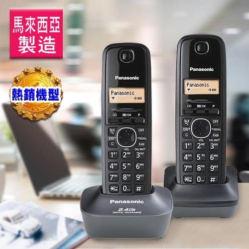 【Panasonic國際牌】數位高頻雙手機無線電話 KX-TG3412
