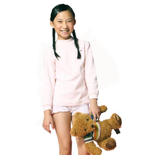 LOVIN 6件組粉色台灣製超彈性女童高領衛生衣