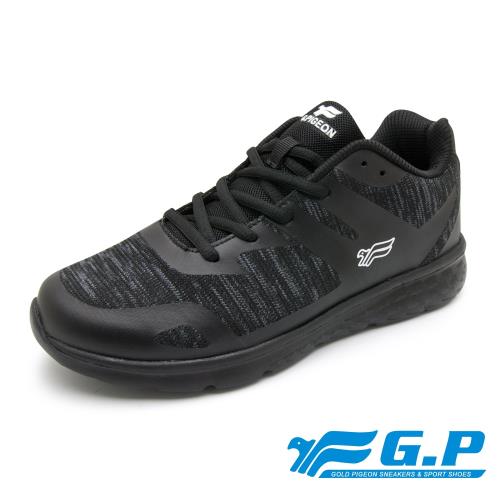 G.P 男款城市樂活輕量舒適運動鞋P5860M-黑色(SIZE:40-45 共二色)