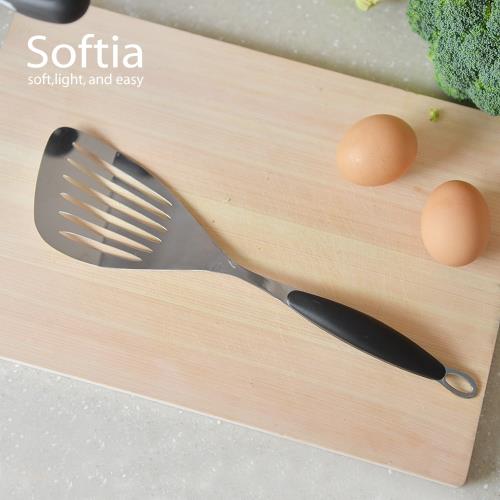 日本Softia設計廚具 防燙手不鏽鋼煎匙