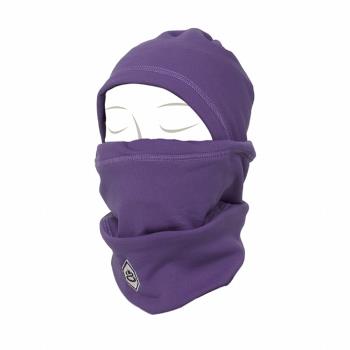 Route8八號公路 POLAR HAT 兒童多功能刷毛保暖帽(單面刷毛) 紫