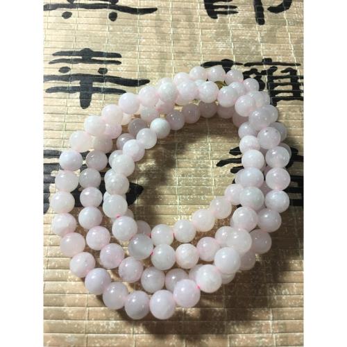  品澐珠寶-108顆A貨緬甸玉 翡翠圓珠鍊(6.7-6.9MM)