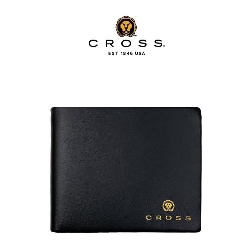 CROSS 頂級義大利Squisito小牛皮4卡1零錢袋皮夾 洛非諾系列(黑色)