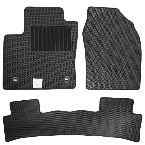 CARBUFF  汽車腳踏墊 HYUNDAI iX35 (2010~2016-4 ) 二代 適用 - 蜂巢式防水車墊