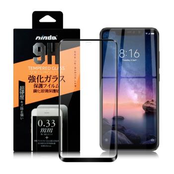 NISDA for 紅米Note 6 Pro 完美滿版玻璃保護貼-黑