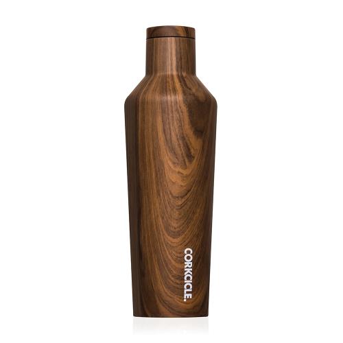 CORKCICLE 酷仕客Wood系列三層不鏽鋼易口保溫瓶470ml(胡桃木) 送專用瓶刷