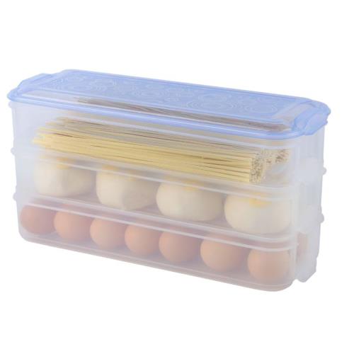 佶之屋 日本熱銷 多功能3層食品PP冰箱保鮮盒(6L)