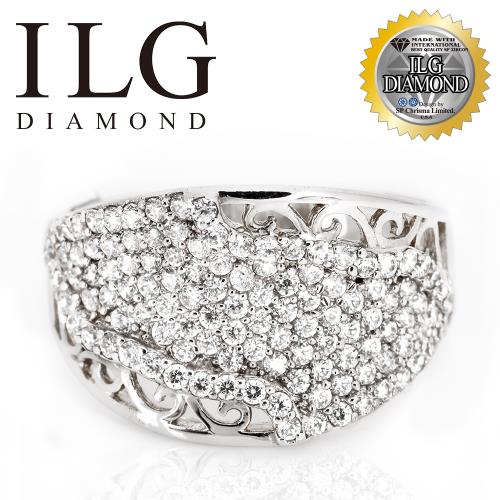 【頂級美國ILG鑽飾】八心八箭擬鑽戒指－寬型密鑽指套RI176