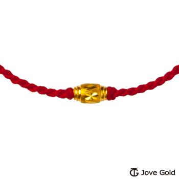 Jove Gold 漾金飾 矚目黃金珠繩手鍊