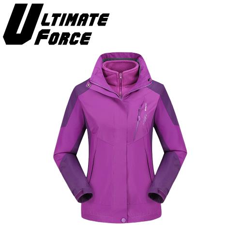 Ultimate Force「鋒隱」女款三合一外套-紫色