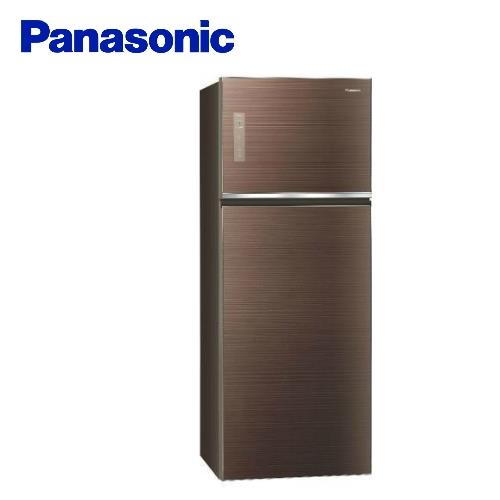 Panasonic國際牌485公升一級能效雙門冰箱(翡翠棕)NR-B489TG-T(庫)
