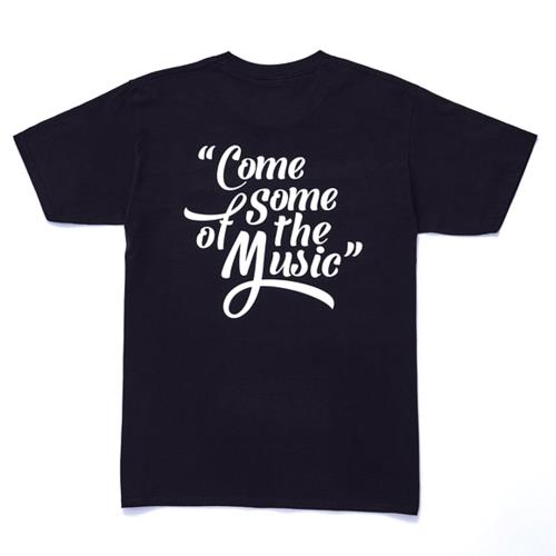AMBI 時間軸 - 100%純棉 T-SHIRT (黑)