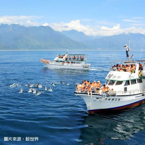 花蓮百悅飯店海洋公園出海賞鯨豚2泊2食雙人平日