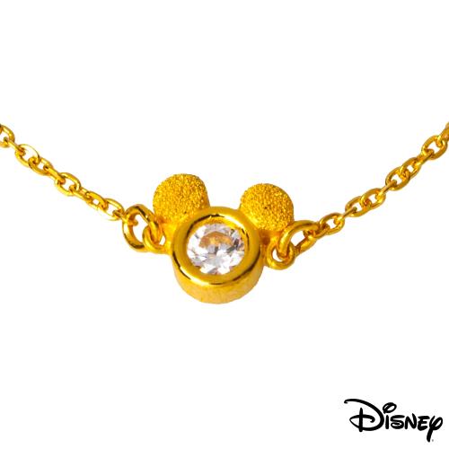 Disney迪士尼系列金飾 黃金手鍊-閃亮米奇