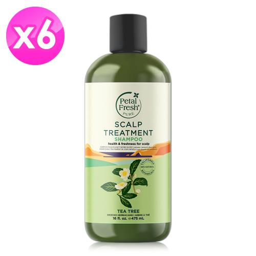 Petal Fresh沛特斯 茶樹控油洗髮精475ml/16oz x6瓶