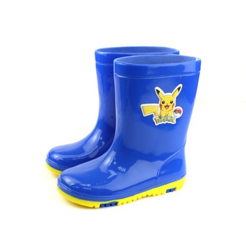寶可夢 雨靴 雨鞋 藍色 中童 童鞋 PA7304 no741