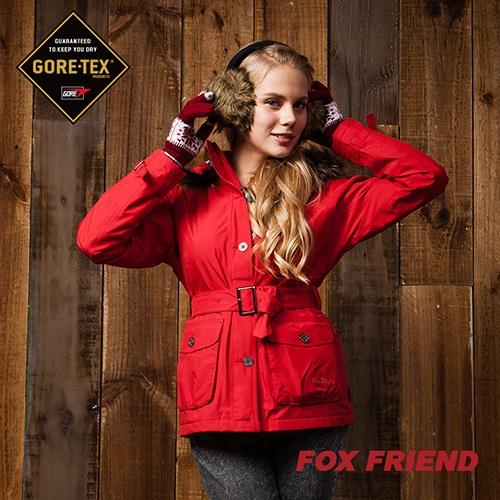 【FOX FRIEND 狐友】都會風格 女款 GORE-TEX兩件式外套