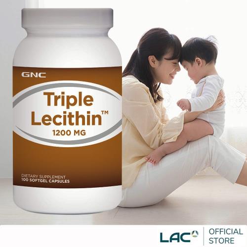 【LAC利維喜】即期良品 GNC健安喜 三效卵磷脂膠囊100顆