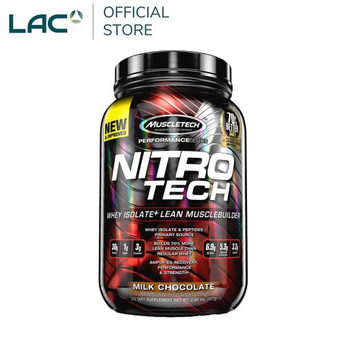 【LAC利維喜】Muscletech耐如鐵 乳清蛋白2磅-牛奶巧克力口味