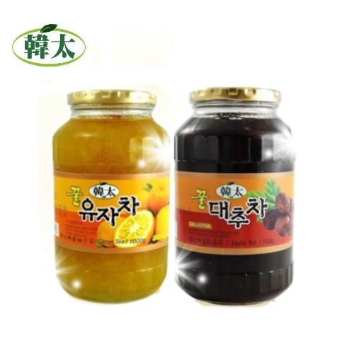買一送一 韓太 韓國黃金蜂蜜茶系列1KG任選
