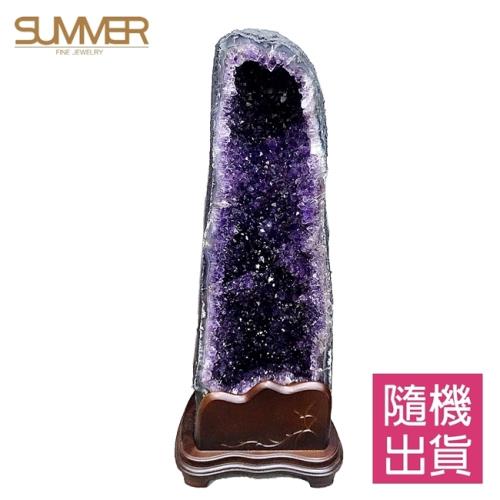 SUMMER寶石 天然巴西紫晶洞20-25KG(隨機出貨)