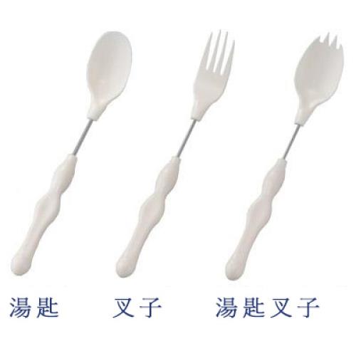 老人當家-齊藤可彎曲式湯匙・叉子・湯匙叉子-小
