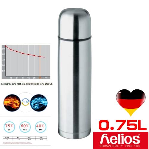 德國helios 海利歐斯Sport系列不鏽鋼保溫瓶0.75l