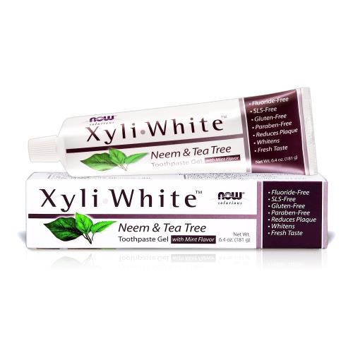 NOW XyliWhite™ Neem  Tea Tree Toothpaste Gel 苦楝茶樹牙膏(6.4OZ)