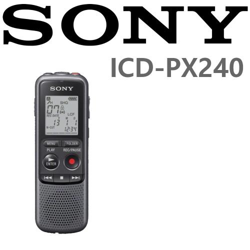 SONY ICD-PX240 立體好音質 內建USB數位語音錄音筆 (新力索尼公司貨 保固一年)