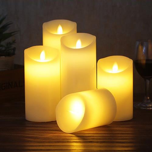 LED復古風情充電造型蠟燭燈(3入1組)