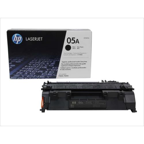 【HP 惠普】LaserJet 黑色碳粉匣 CE505A (05A)