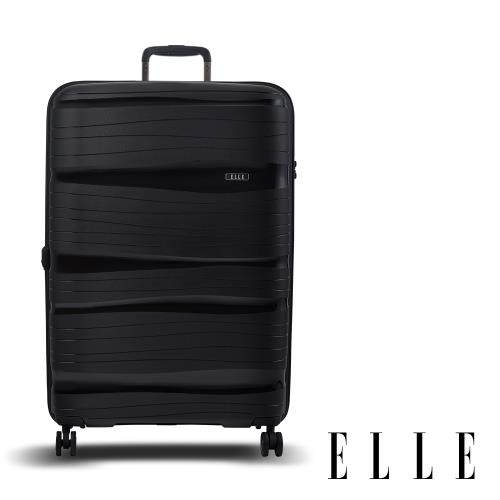 ELLE 鏡花水月第二代-20吋特級極輕防刮PP材質行李箱-墨黑 EL31239