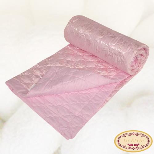 La Elite佳人有約蠶絲緹花涼被-買一送一  加碼送純綿面紙布套