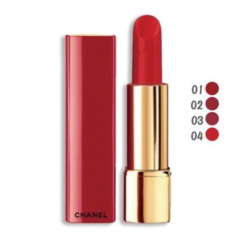 CHANEL 香奈兒 超炫耀的絲絨唇膏3.5g (色號01~04) 紅色限定版 聖誕限量