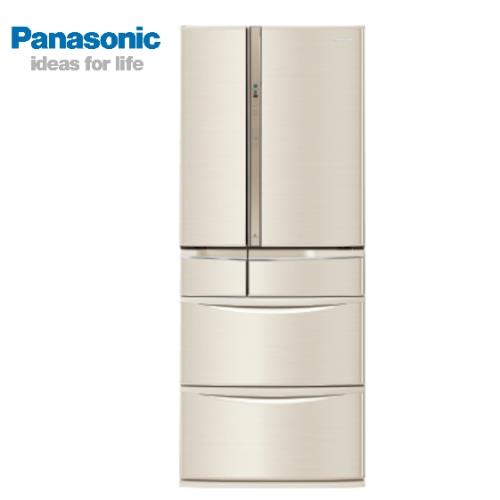 Panasonic國際牌 一級能效 601L 日製變頻6門電冰箱-香檳金 NR-F604VT-N1