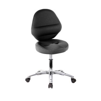 GXG 矮座工作椅 加椅背 -中鋁腳+防刮輪 TW-T10LU2XS