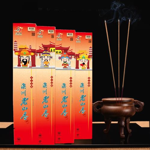 【富山香堂】通天富貴招財開運求神祭祀祭祖老山檀_招財開運拜拜香 尺6_4入組