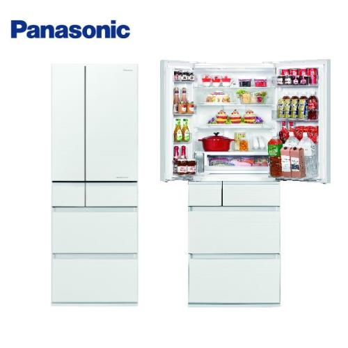 買就送日本原裝餐具組+全家商品卡★Panasonic國際牌日本製500L一級能效六門變頻冰箱 (白色) NR-F504HX-W1 (庫)