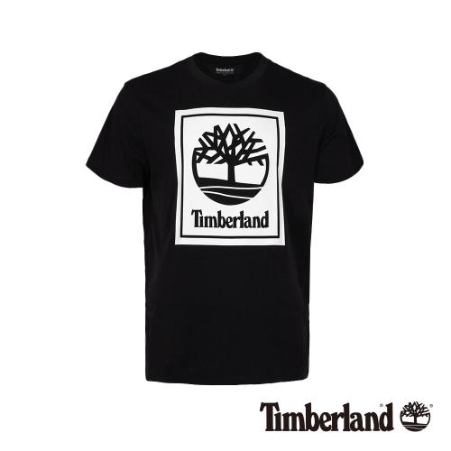 Timberland男款黑色品牌休閒T-ShirtA1OA2001